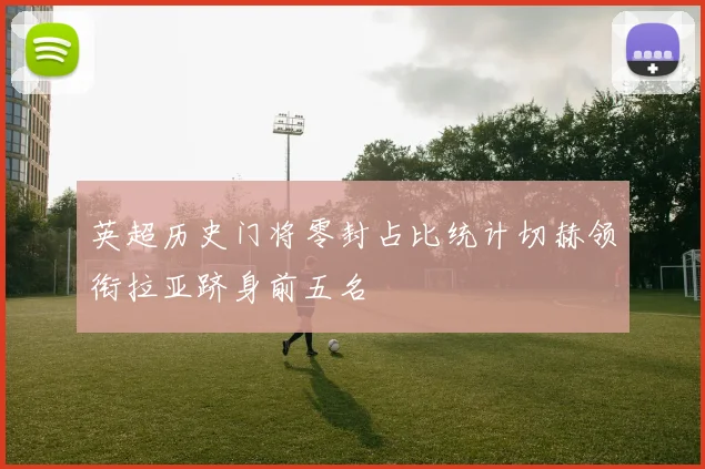 英超历史门将零封占比统计切赫领衔拉亚跻身前五名